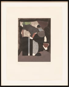 Luis Lopez Loza, Mexican b. 1939, Montaña Imaginaria, mezzotint and aquatint, 26 in. x 19 1/2 i