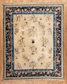 Antique Chinese Carpet 9 ft. 1 in. x 12 ft. 2 in.