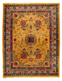 Antique Chinese Carpet 9 ft. 1 in. x 11 ft. 10 in.