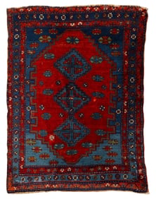 Antique Kazak Carpet 5 ft. 2 in. x 6 ft. 5 in.