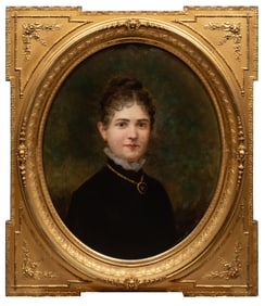 Nicola Marschall, Prussian/Alabama 1829-1917, Lida Read Voigt (1857-1887), oil on canvas, 30 in. x 2