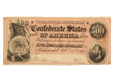 Confederate Note