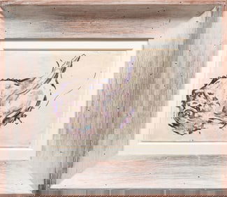 Walter Inglis Anderson, American/Mississippi 1903-1965, Shell, watercolor and graphite on paper, 8 1