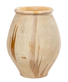 French Terracotta Olive Jar h. 28 1/2 in., dia. 21 in.