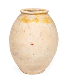 French Terracotta Olive Jar h. 31 in., dia. 23 in.