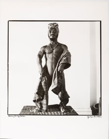 George Valentine Dureau, American/Louisiana 1930-2014, Sonny Singleton, gelatin silver print, 14 in.