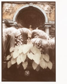 Sandra Russell Clark, American/Louisiana b. 1949, Isola Bella, Italy, hand-colored gelatin silver pr