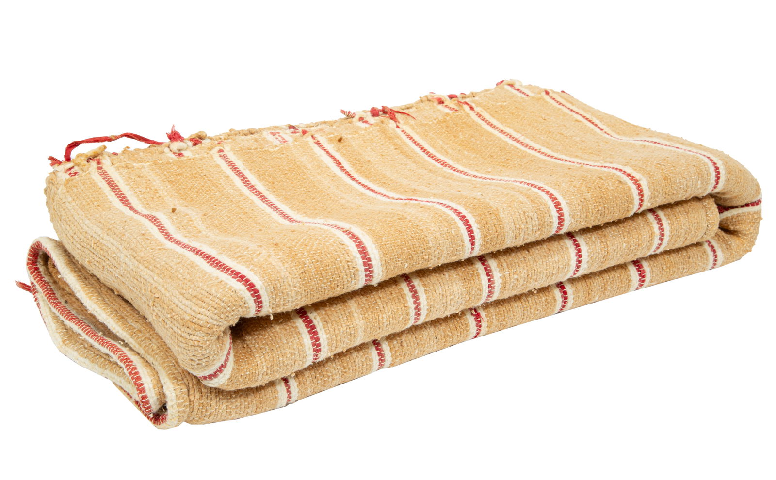 Acadian Homespun Cotton Blanket 72 x 64 in. (182.9 x 162.6 cm.) (1 of 3)