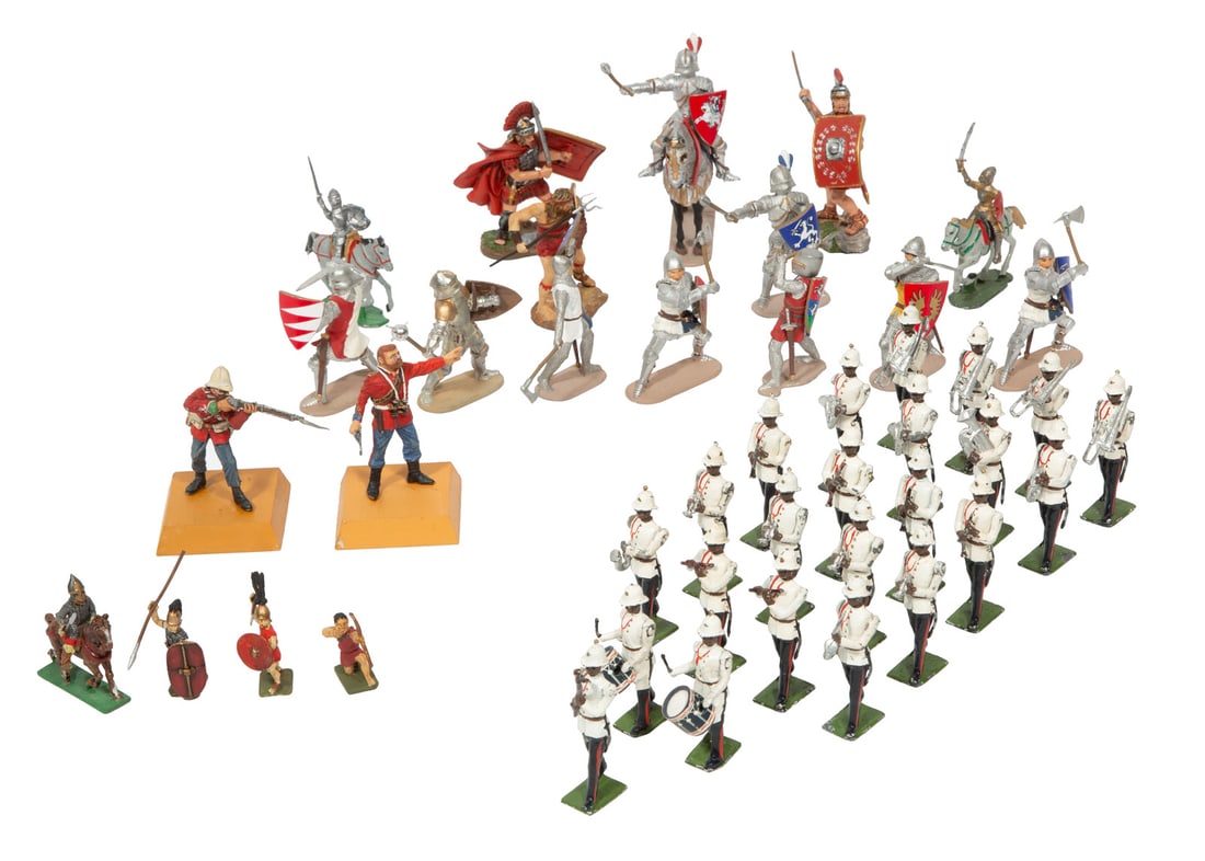Group of Hand-Painted Lead Figures (1 of 10)