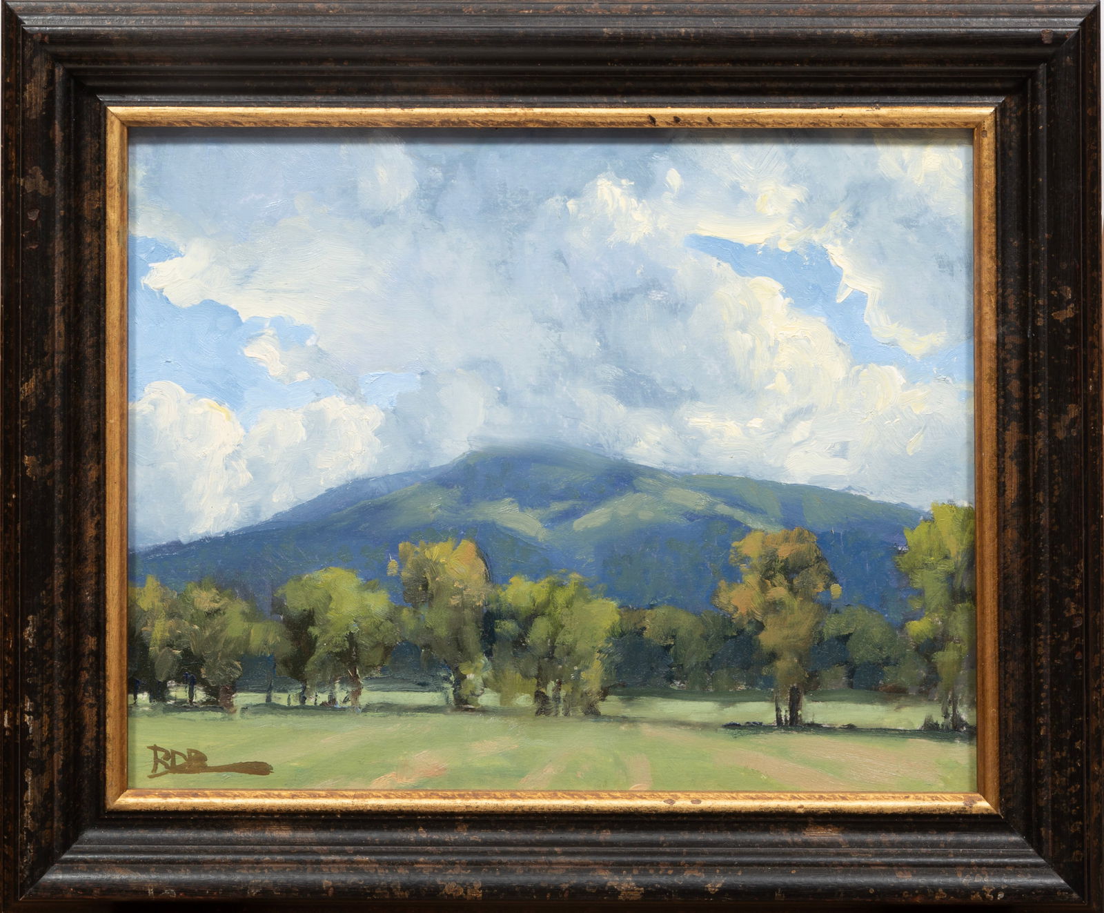 Roger Dale Brown, American/Tennessee 20th c., "East Tennessee Sky", oil on paper, 11 x 14 in. (27.9 (1 of 3)