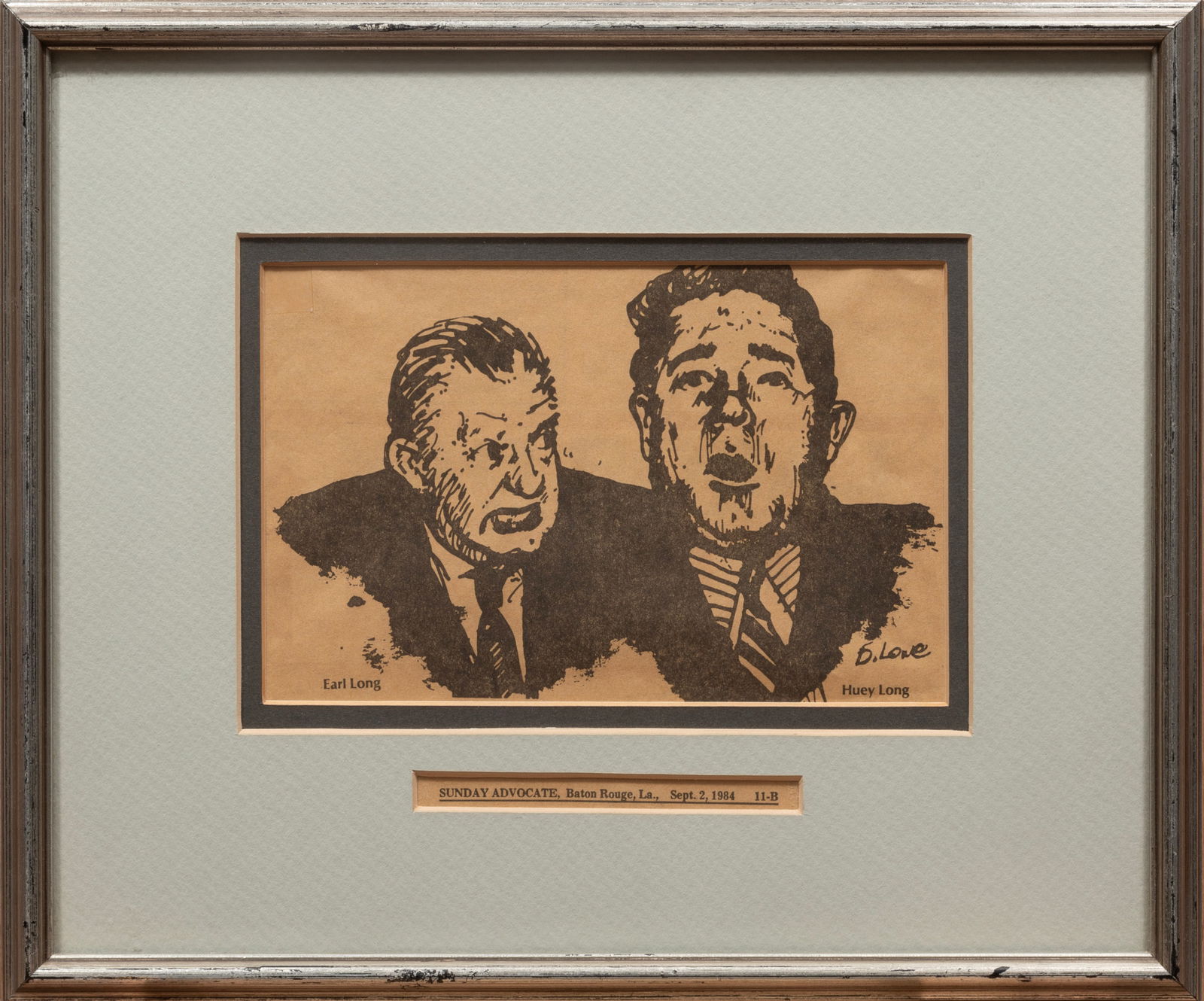 Earl Long Political Memorabilia largest 24 in. x 14.5 in. (1 of 12)