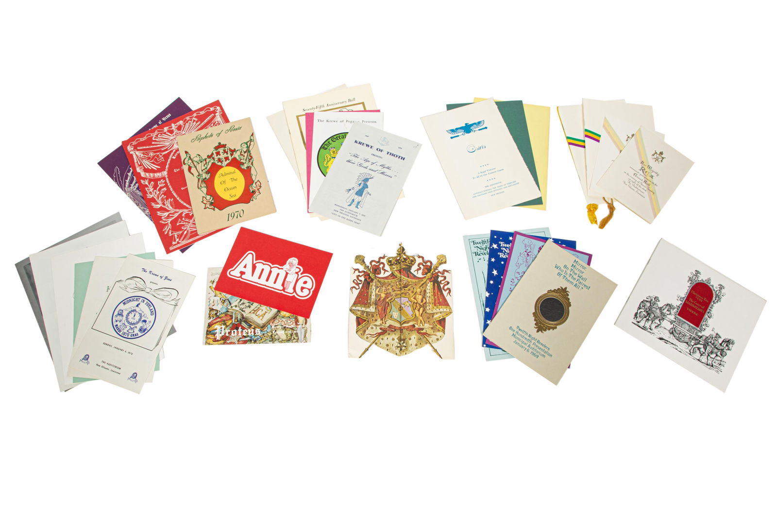 [MARDI GRAS] a Collection of Mardi Gras Memorabilia, 1960-1990 (1 of 5)