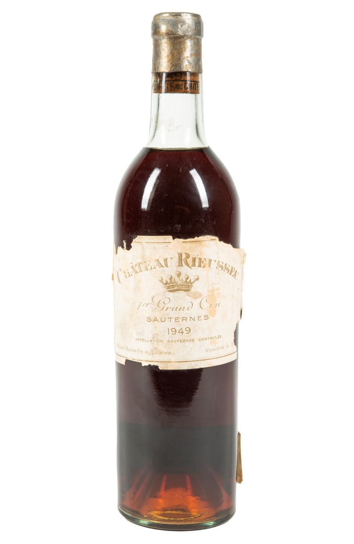 Château Rieussec Premier Cru Classé Sauternes 1949 (1 of 2)