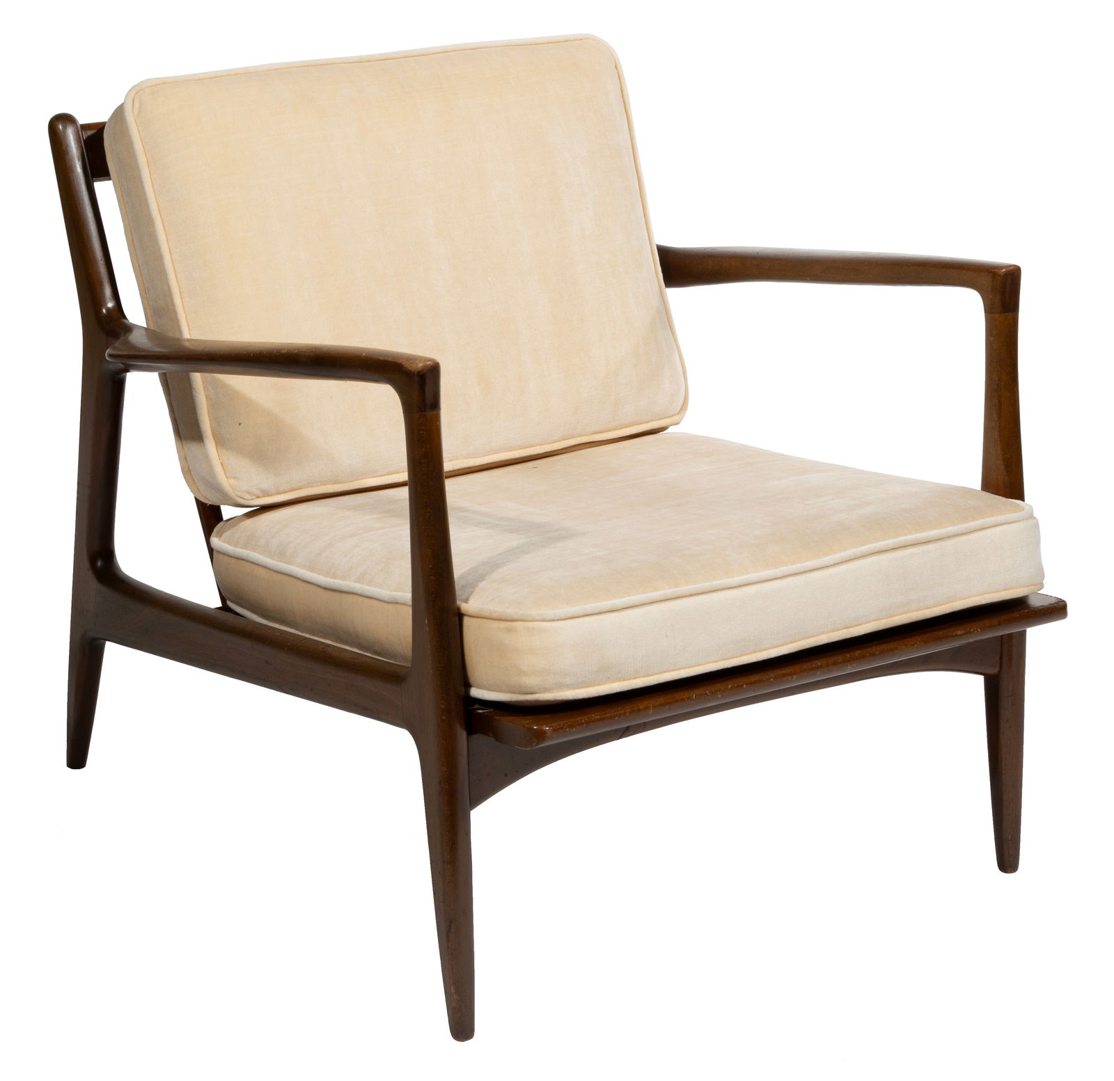 Ib Kofod-Larsen for Selig Lounge Chair 27 x 30 x 29 in. (68.6 x 76.2 x 73.7 cm.): Ib Kofod-Larsen for Selig Lounge Chairtagged27 x 30 x 29 in. (68.6 x 76.2 x 73.7 cm.)