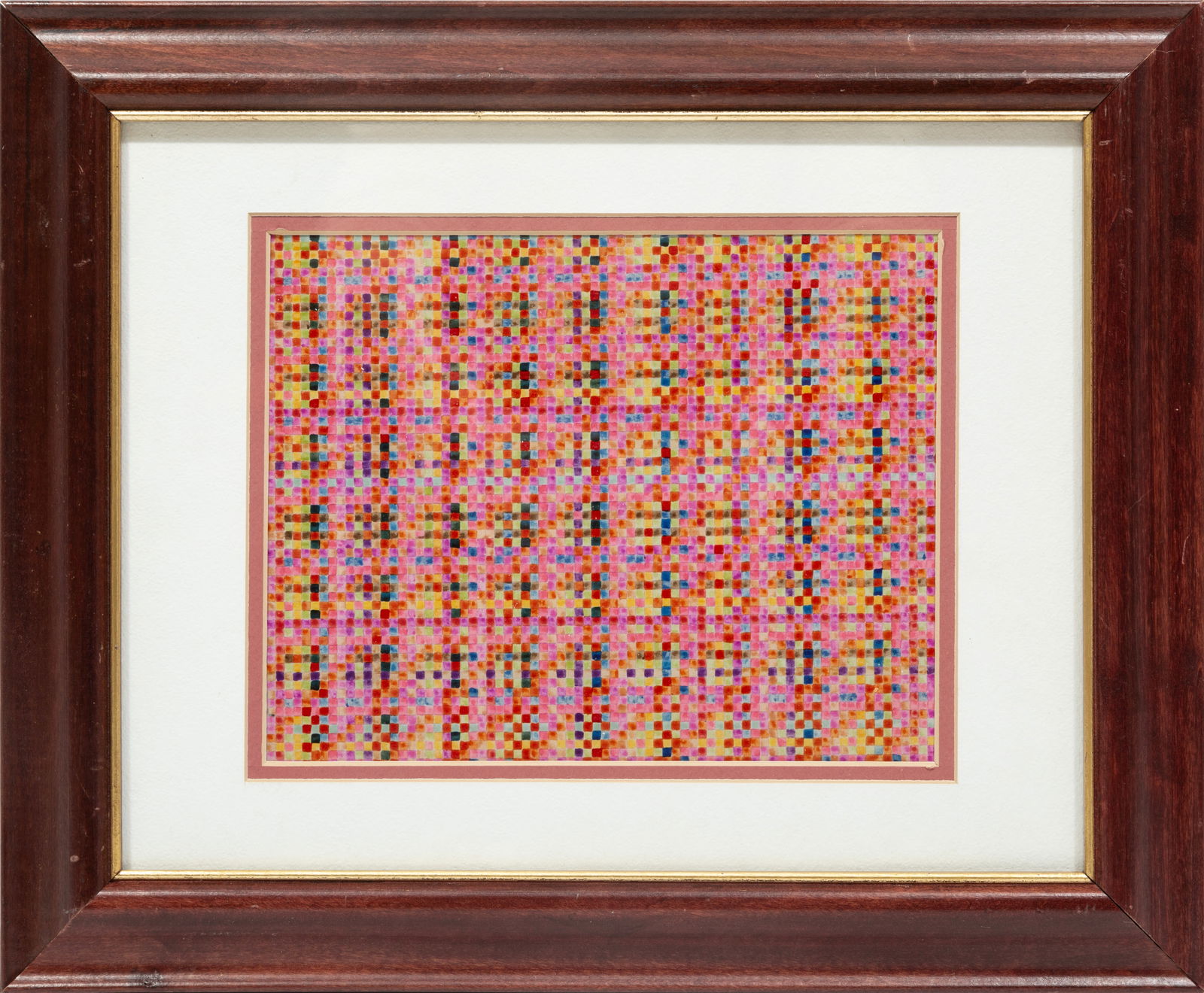 Gloria Klein, American/New York 1936-2023, "Untitled: Abstract Composition", ink on paper, 8 1/2 x (1 of 2)