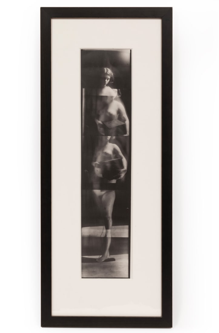Fábio Cançado, Brazilian 20th c., "Pandora's Box", gelatin silver print, 25 3/8 x 5 5/8 (1 of 2)