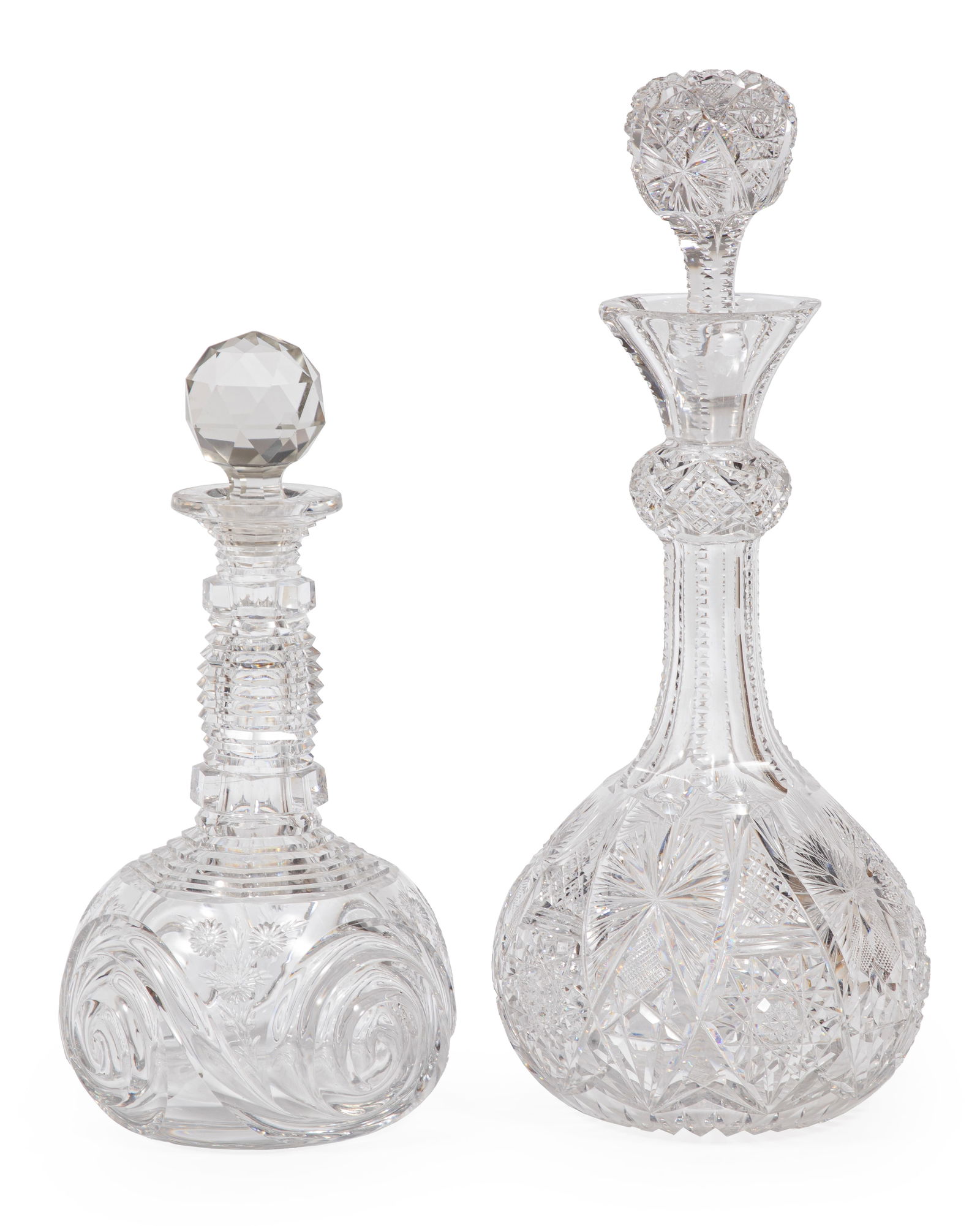 Two American Cut-Glass Decanters (1 of 2)