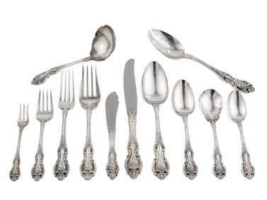 Wallace "Grand Victorian" Sterling Silver Flatware Service