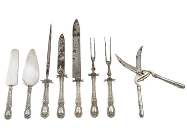 Group of Gorham "Florentine" Pattern Sterling Silver Flatware