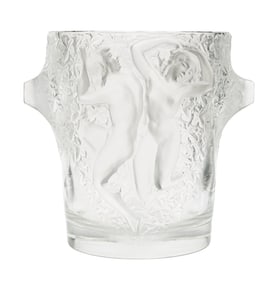 Lalique Glass "Ganymede" Champagne Bucket or Wine Cooler