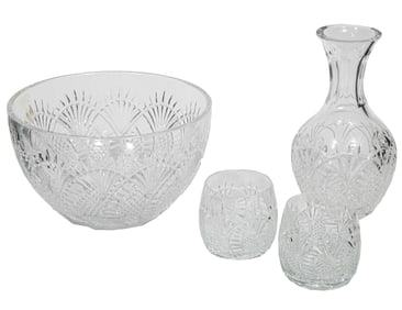 Group of Waterford Crystal "Seahorse" Tableware
