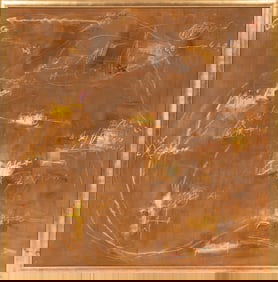 Kikuo Saito, Japanese/American 1939-2016, "Gambler's Egg", oil on canvas, 54 x 53 1/2 in. (137.2 x