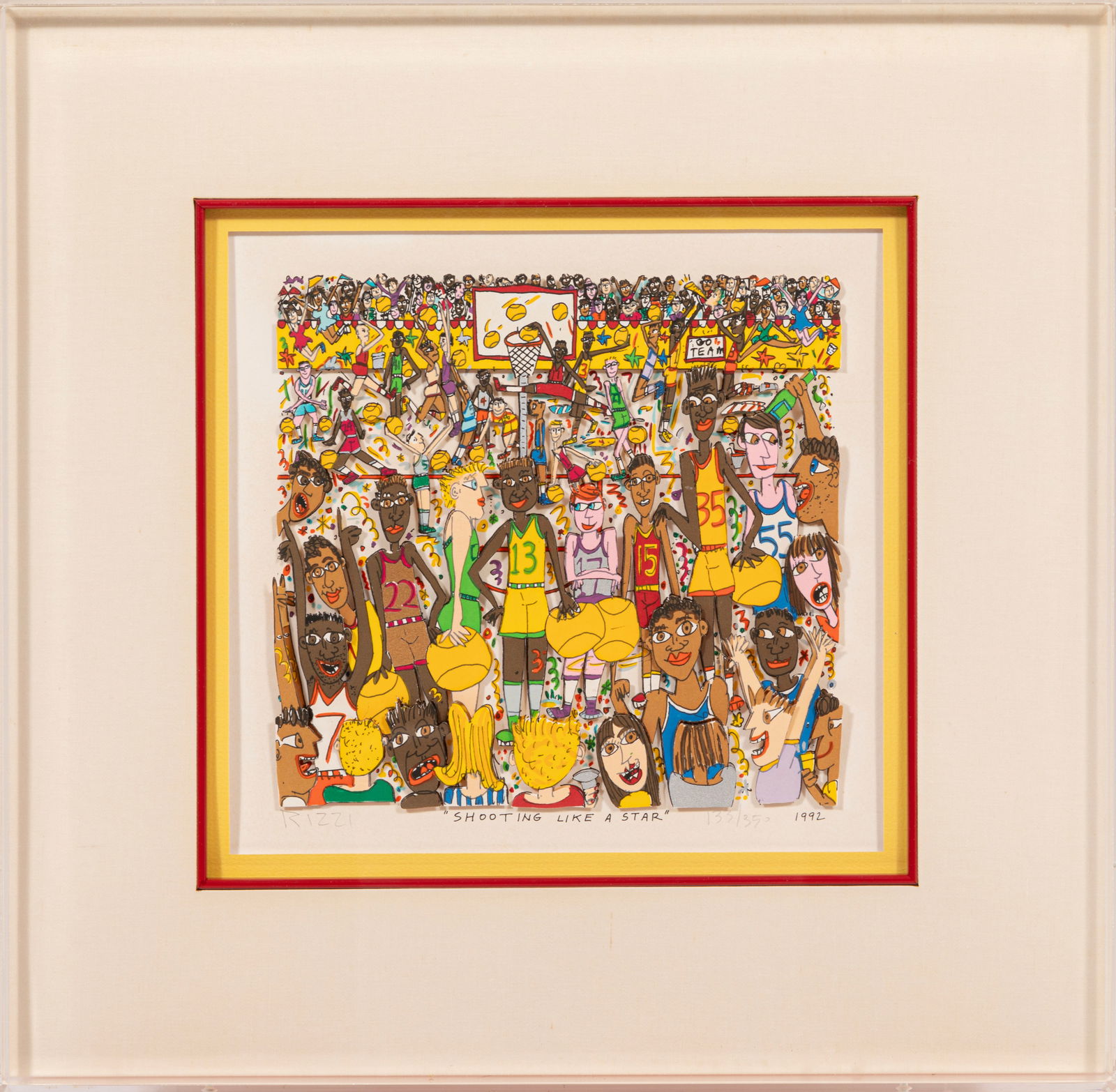 James Rizzi (new York, 1950 2011) 3d Lithography,