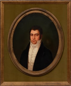 John Genin, French/Louisiana, 1830-1895, "Pierre Francois Du Bourg (1767-1830)" and "Elisabeth