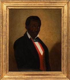 Attributed to C.R. Parker, 1799-1849, "Portrait of Frederick", oil on canvas, c. 1840, unsigned,