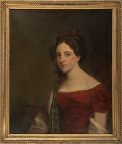 Matthew Harris Jouett, American/Kentucky, 1788-1827, "Sarah Finley Scott Humphreys (1806-1883)"