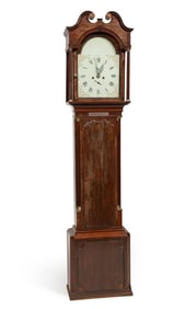 Georgian Oak Tallcase Clock
