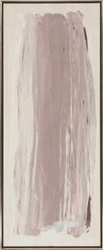 Cora Kelley Ward, American/Louisiana 1920-1989, ?Fog Light?, aquatec acrylic on canvas, 50 x 20 in.