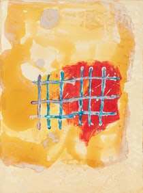 Margaret Wirstrom Evangeline, American/Louisiana b. 1943, ?Sea Water Journal #15?, oil and encaustic