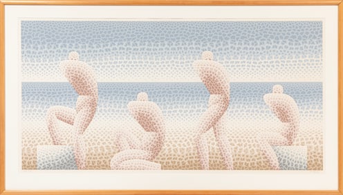 Robert Gordy, American/Louisiana 1933-1986, "By the Sea", serigraph, Sheet: 32 1/4 x 59 7/8 in.