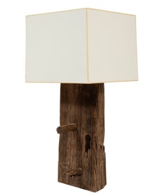 Belle Grove Architectural Remnant Now Mounted as a Lamp