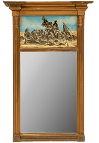 American Federal-Style Giltwood Mirror