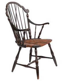 American Windsor chair 40 x 26 1/2 x 22 1/2 in. (101.6 x 67.3 x 57.2 cm.)