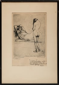 Ellsworth Woodward, American/Louisiana 1861-1939, "Abishag the Shunammite: Came and Stood Before the