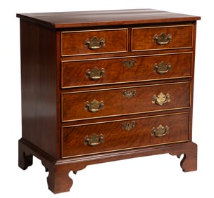Chippendale-Style Mahogany Chest of Drawers