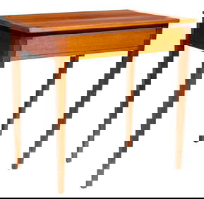 American Federal-Style Inlaid Mahogany Work Table (1 of 4)
