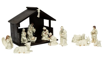 Belleek Porcelain Living Nativity Scene