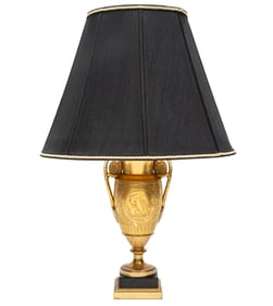 Paris Porcelain Urn Now Mounted as a Table Lamp