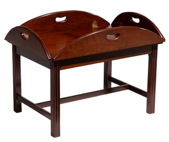 Georgian-Style Mahogany Butler's Tray Table