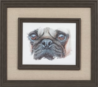 Donna Hovey, American 20th c., "Eye's of Love - Vincent", digital print on cardstock, Sheet: 8 x 10