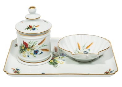 Limoges Porcelain Vanity Set
