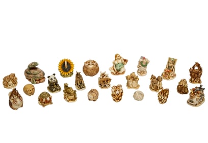 Group of Twenty-Three Harmony Kingdom Figurine Boxes