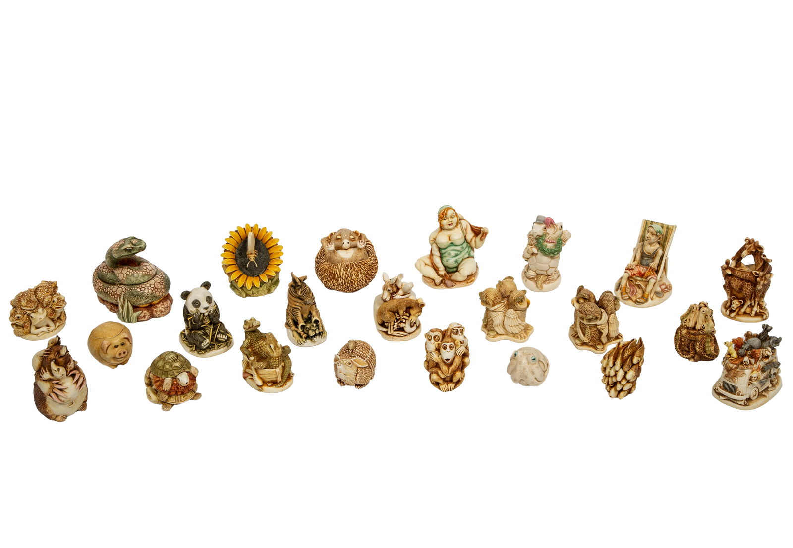 Group of Twenty-Three Harmony Kingdom Figurine Boxes (1 of 13)