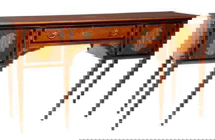 American Federal-Style Inlaid Satinwood and Mahogany Sideboard (1 of 6)