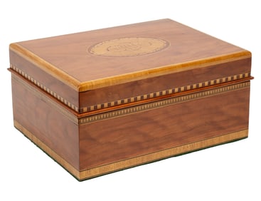 Inlaid Wood Coffer