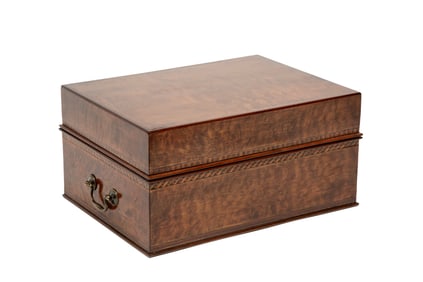 Continental Inlaid Wood Coffer